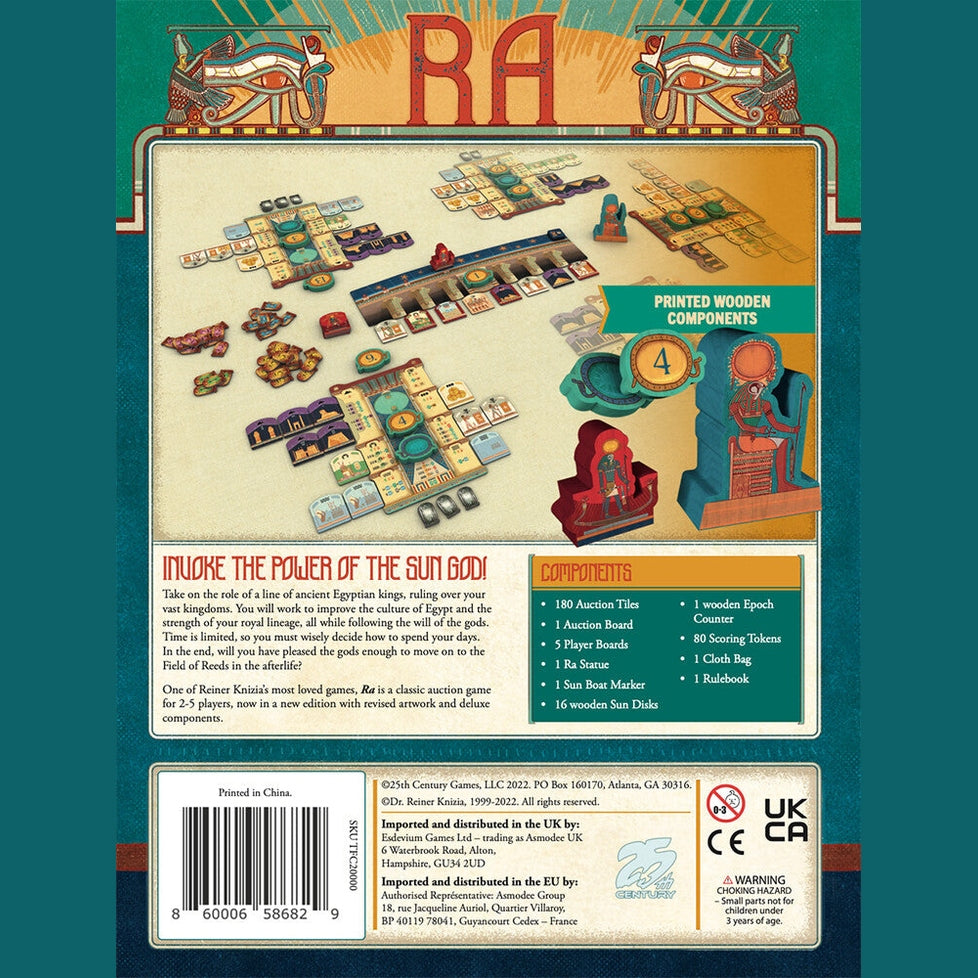 Ra Board Game Retail Edition