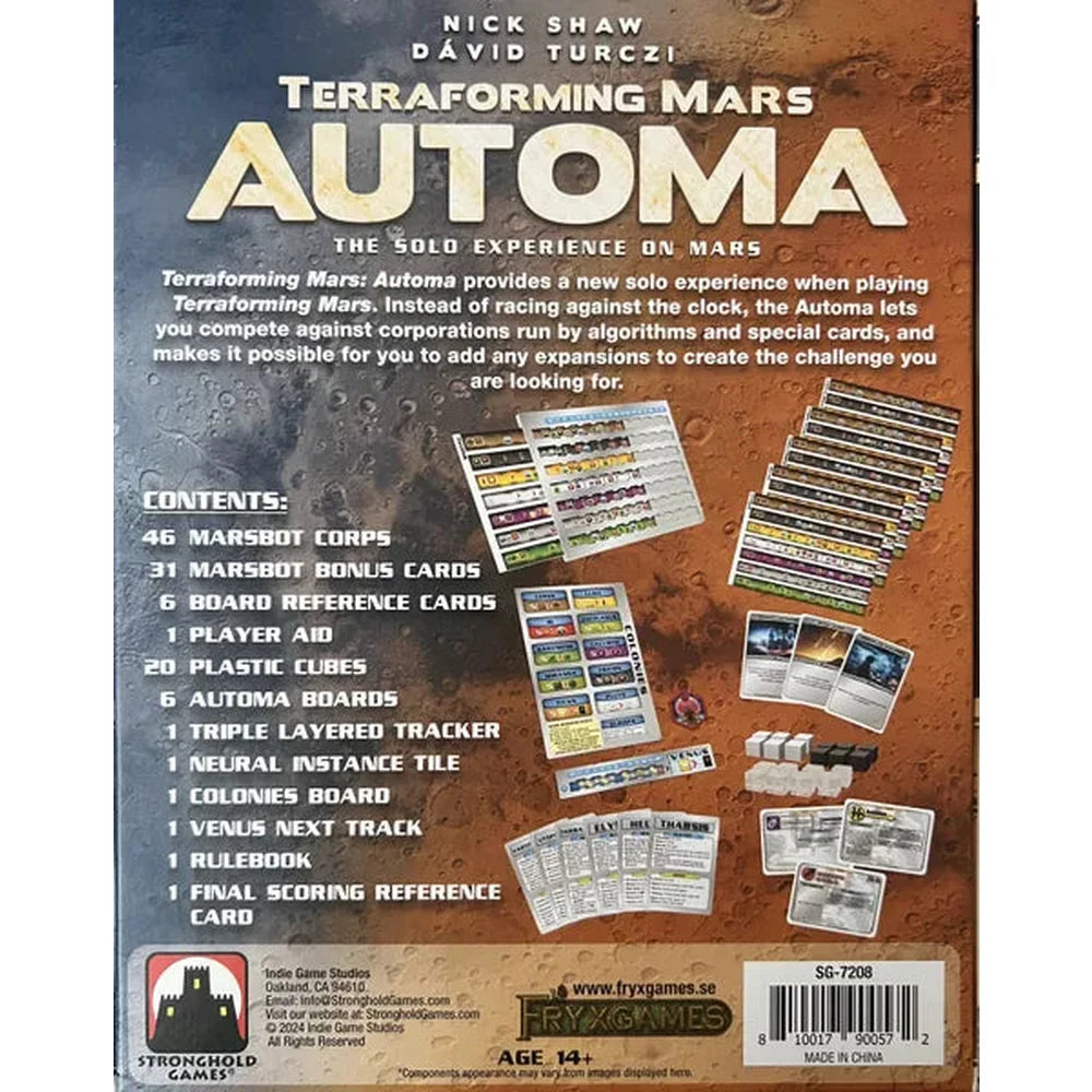Terraforming Mars: Automa (English Edition)