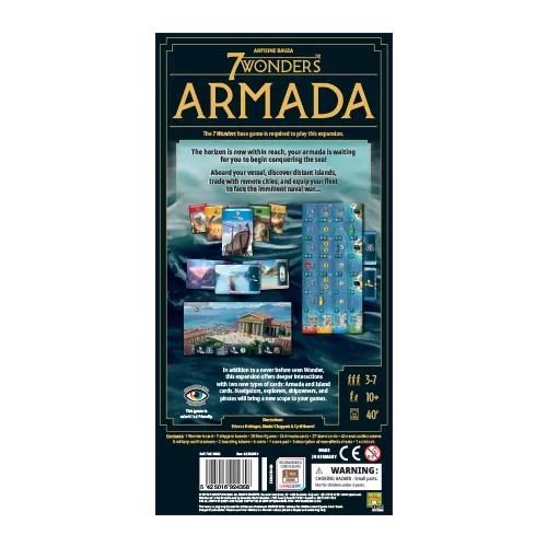7 Wonders 2nd Edition - Armada Expansion (Norwegian Edition)