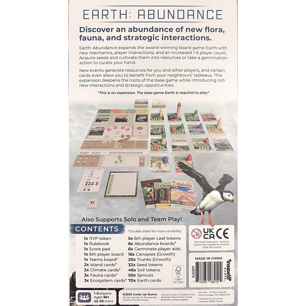 Earth Abundance Expansion