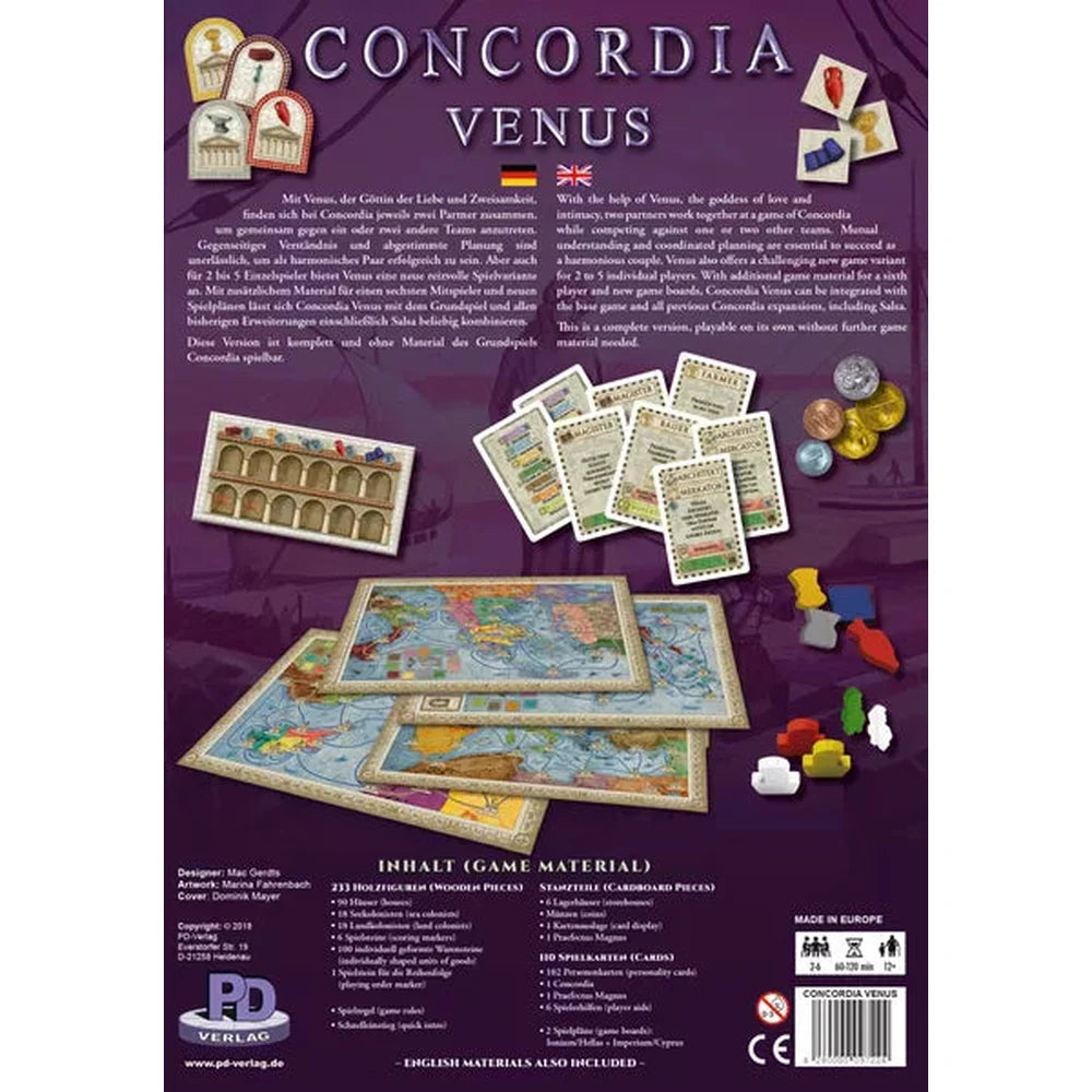 Concordia Venus ( Base game including Venus expansion)