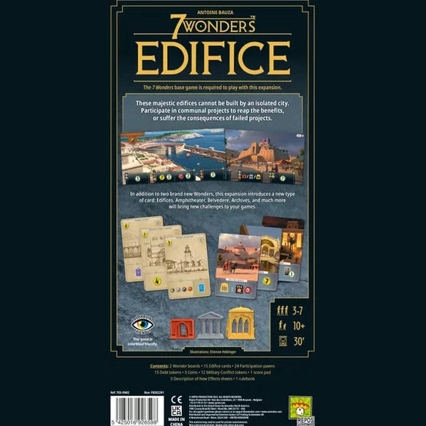 7 Wonders 2nd Edition - Edifice Expansion (Norwegian Edition)