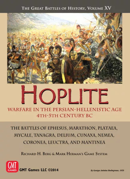 Hoplite - Warfare in the Persian-Hellenistic Age 4th-5th Century BC