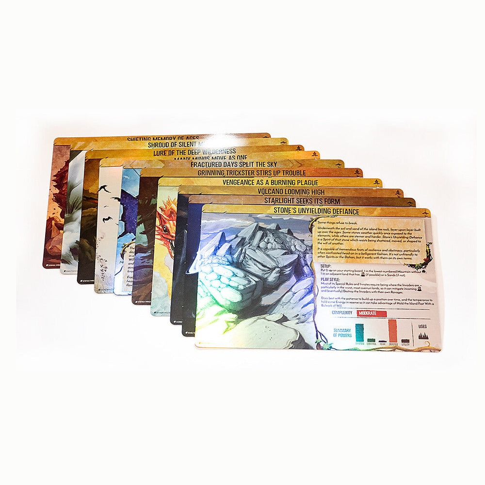 Spirit Island Jagged Earth Foil Panels