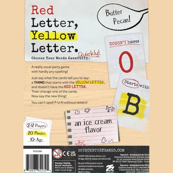 Red Letter Yellow Letter