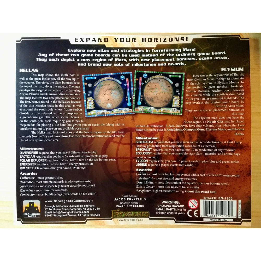 Terraforming Mars: Hellas & Elysium Map Pack Expansion