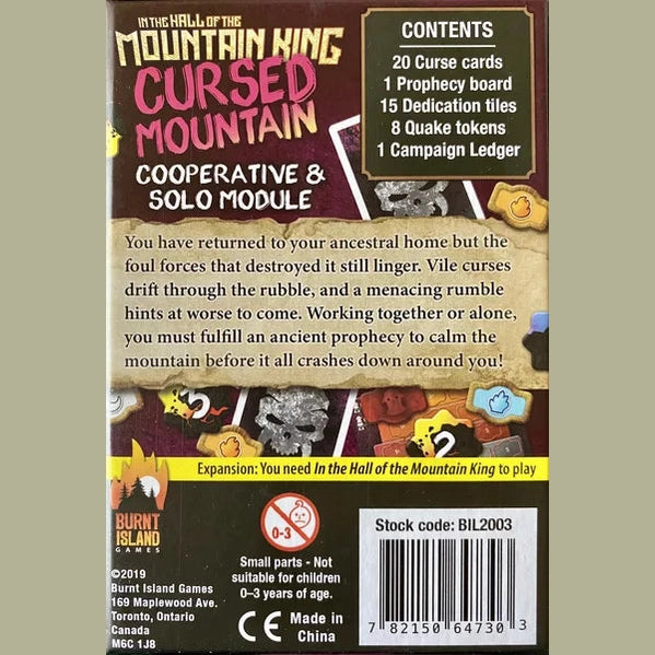 In the Hall of the Mountain King: Cursed Mountain Expansion
