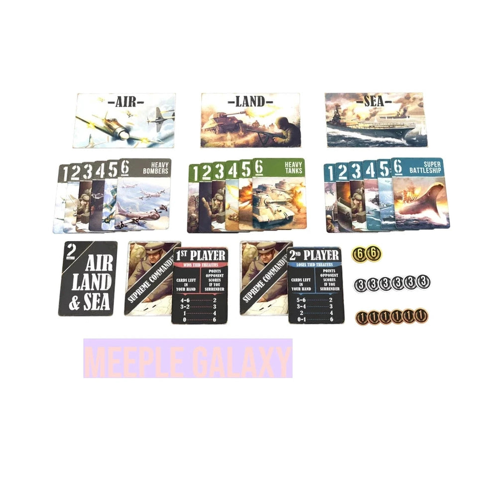 Air Land & Sea Card Game Revised Edition