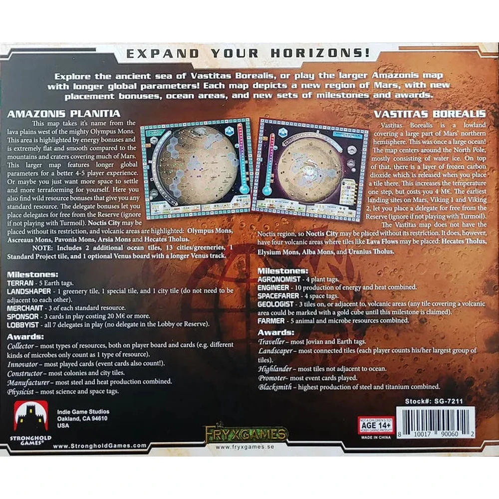 Terraforming Mars: Amazonis & Vastitas Map Pack Expansion