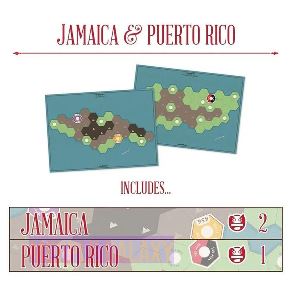 Age of Steam Deluxe: Jamaica & Puerto Rico (Promo Maps)