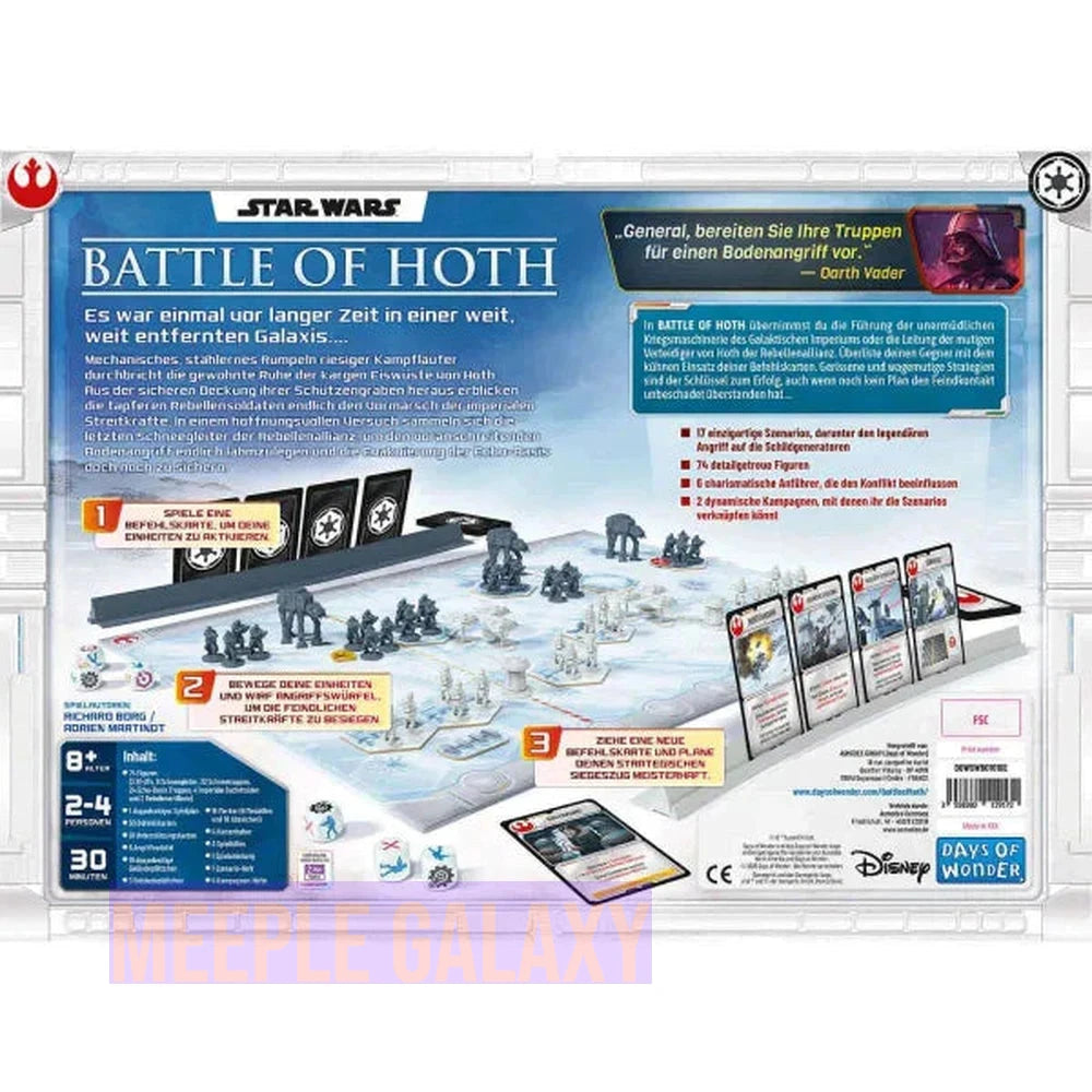 Star Wars: Battle of Hoth (A Memoir 44 Game)