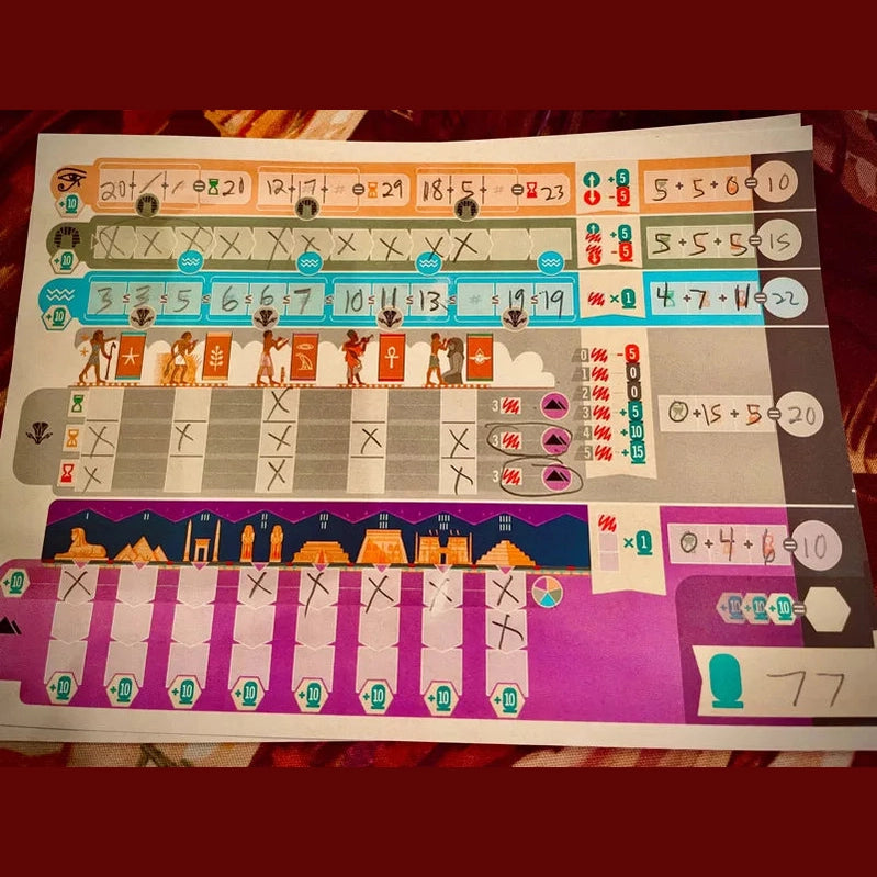 Ra and Write (Designed By Reiner Knizia)