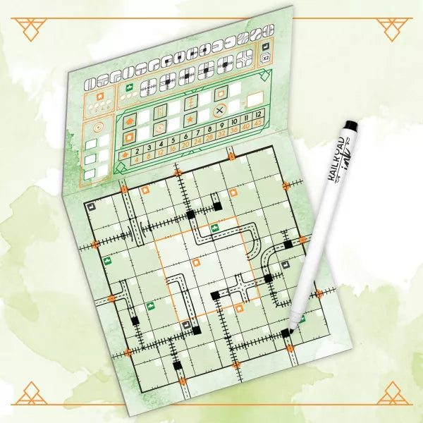 Railroad Ink Challenge: Lush Green Edition