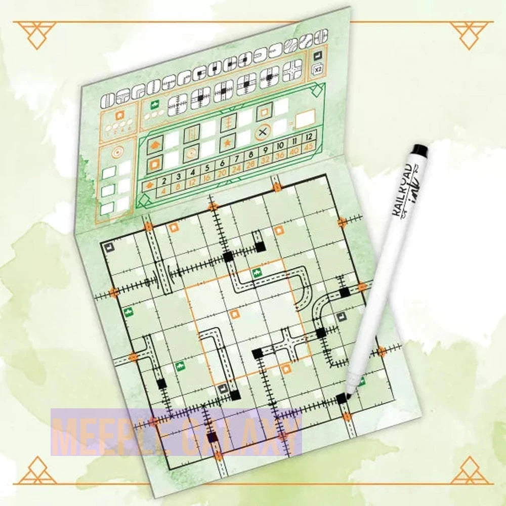 Railroad Ink Challenge: Lush Green Edition