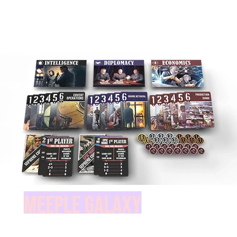 Air Land & Sea - Spies Lies & Supplies (standalone game and expansion)