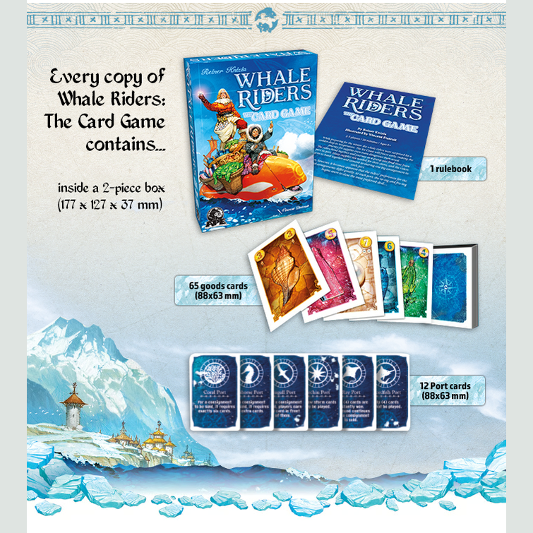 Whale Riders: The Card Game (Designed By Reiner Knizia)