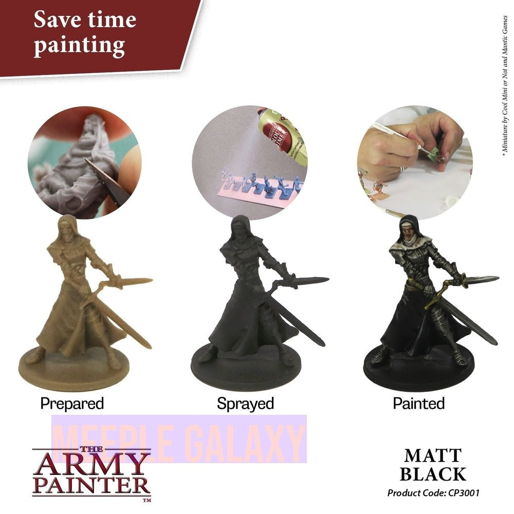 Army Painter Colour Primer - Matte Black