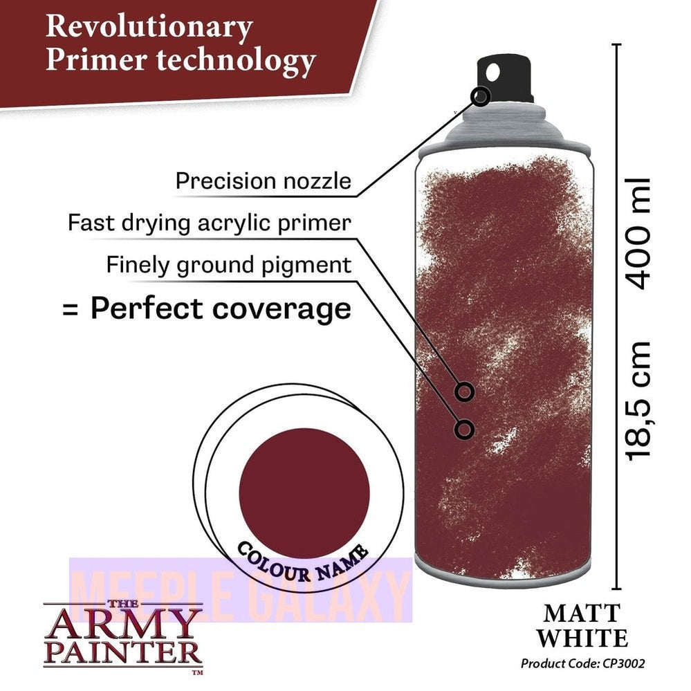 Army Painter Colour Primer - Matte White