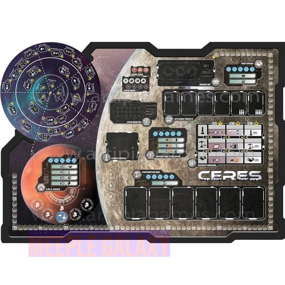 Ceres kickstarter Ceres KS Edition (Including KS Promos & Mision Patch) + Comet & Mars Contract Expansions