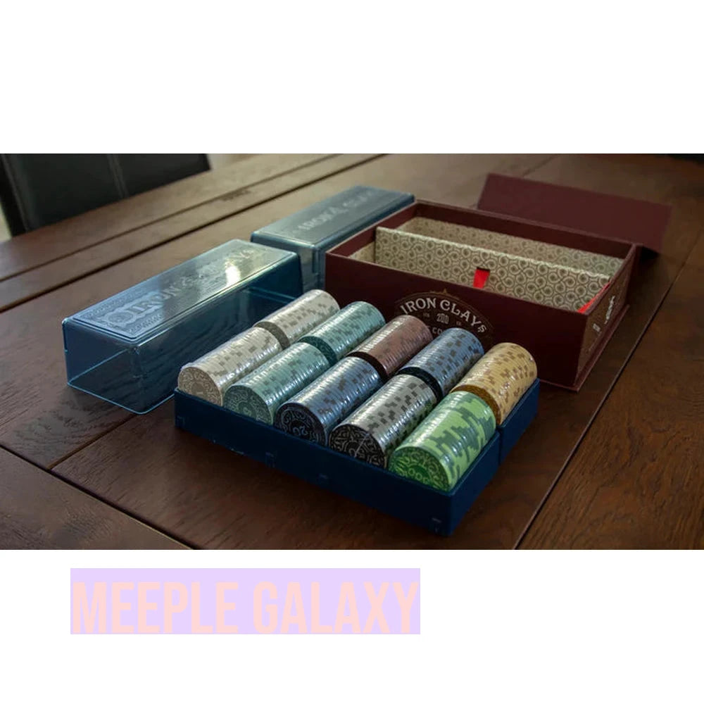 Iron Clays 200 Printed Box with Chips