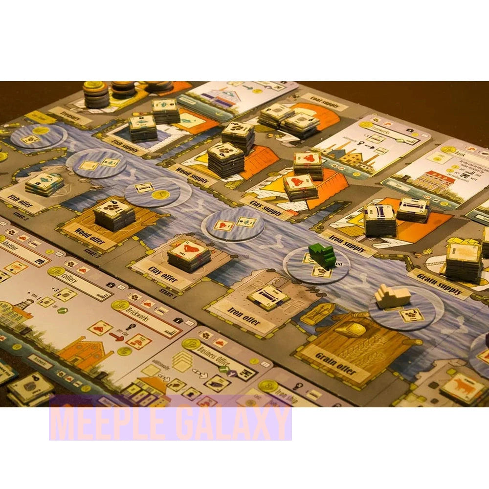 Le Havre Complete Edition includes Alle Bonuskort + Le Grand Hameau Expansions