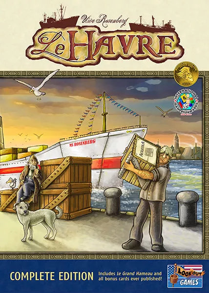 Le Havre Complete Edition includes Alle Bonuskort + Le Grand Hameau Expansions