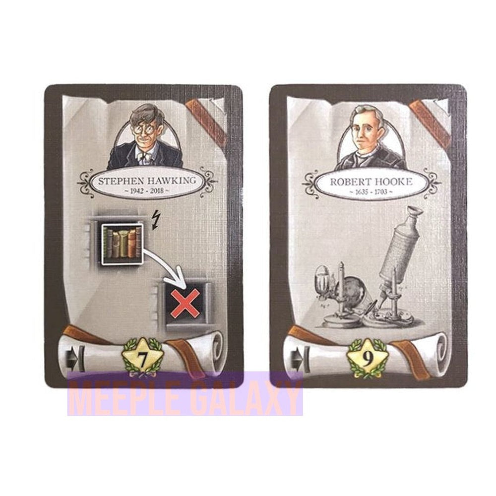 Newton: Stephen Hawking & Hooke Promo Cards
