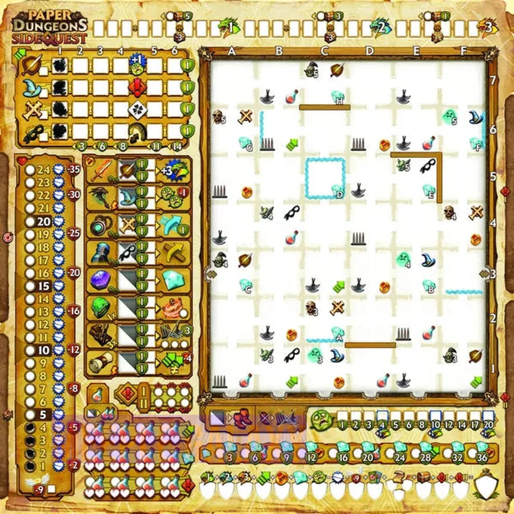 Paper Dungeons: Side Quest Expansion