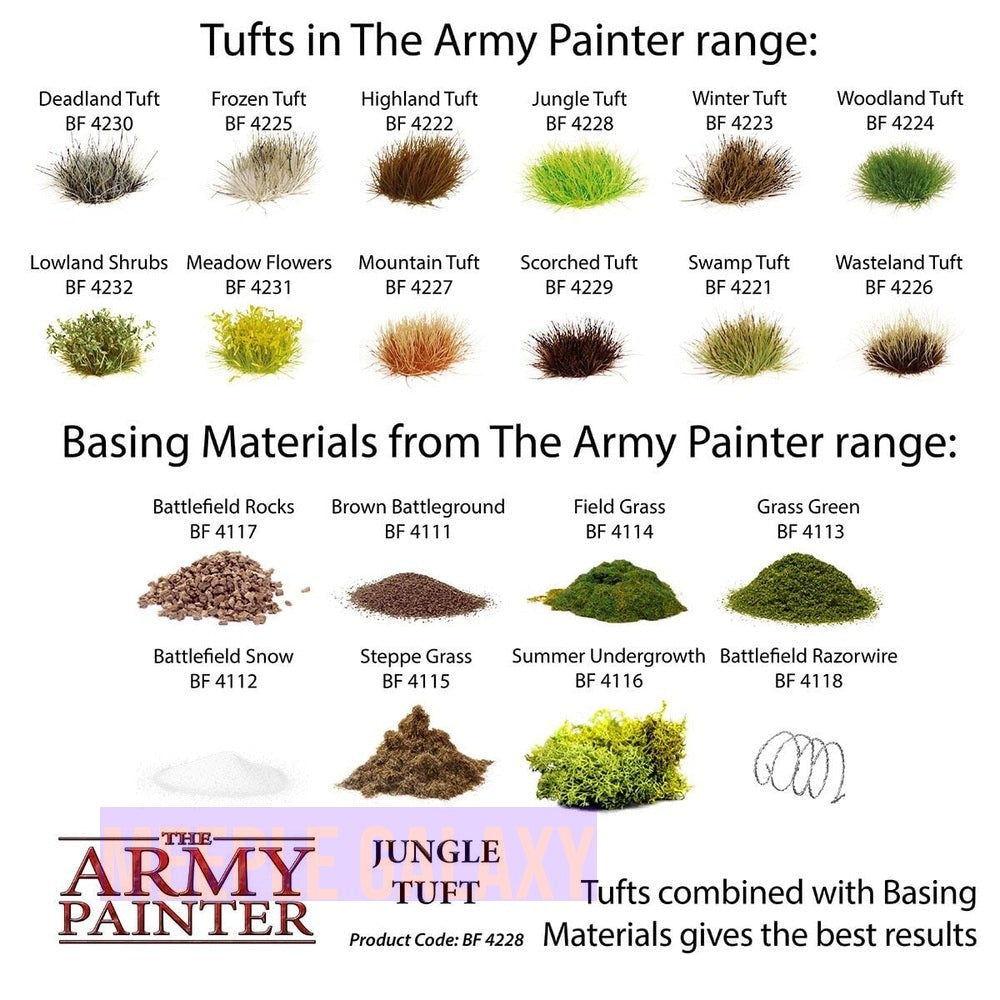 Terrain tufts, flowers and Shrubs