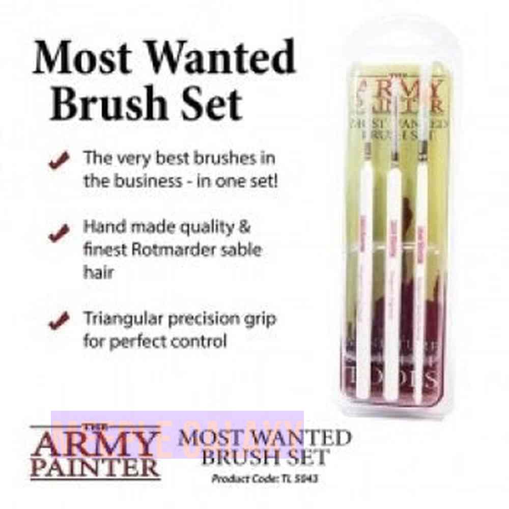 The Army Painter - Most Wanted Brush Set