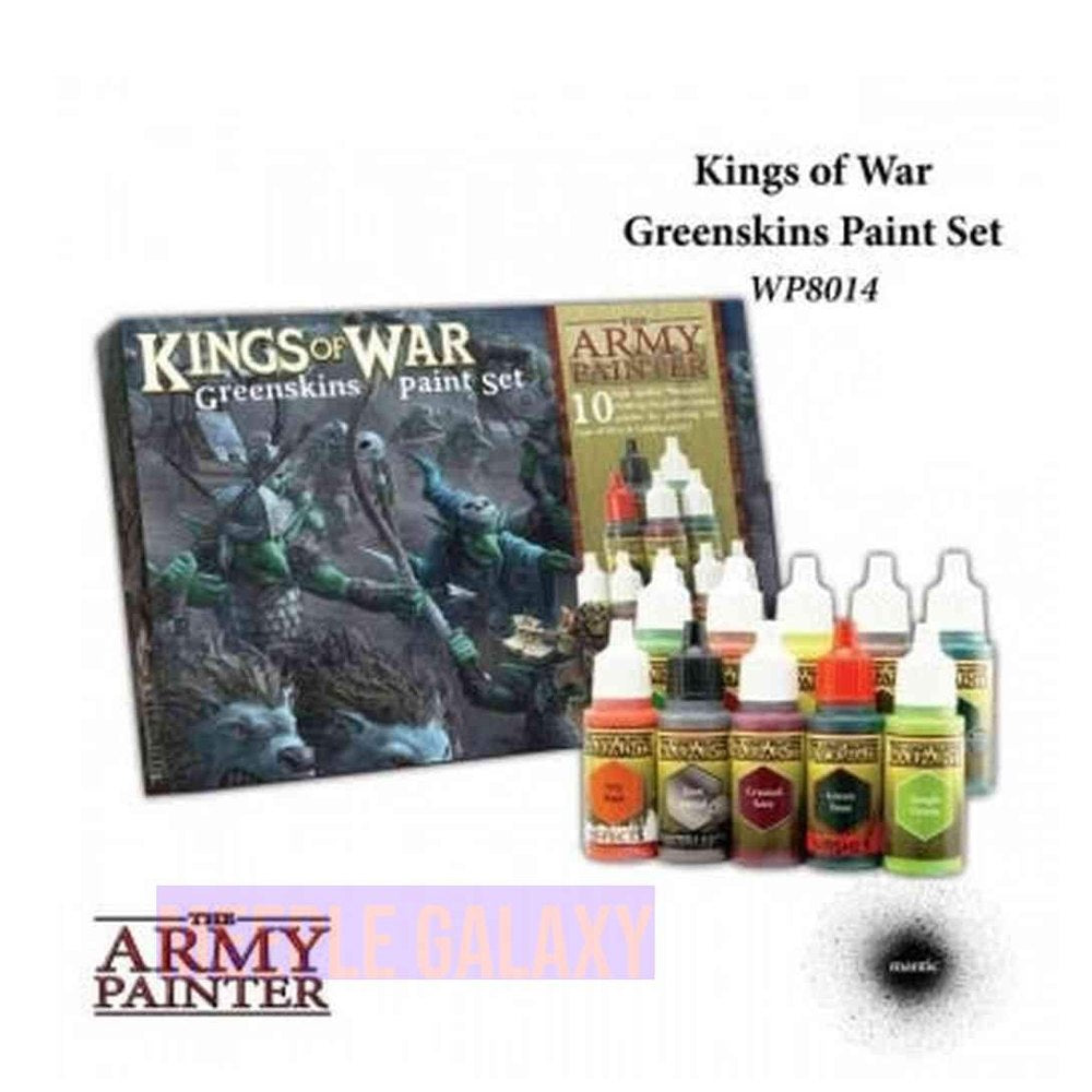 The Army Painter - Warpaints Kings of War Greenskins paint set