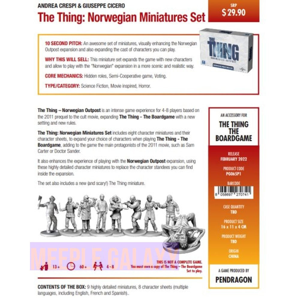 The Thing Miniatures Sets