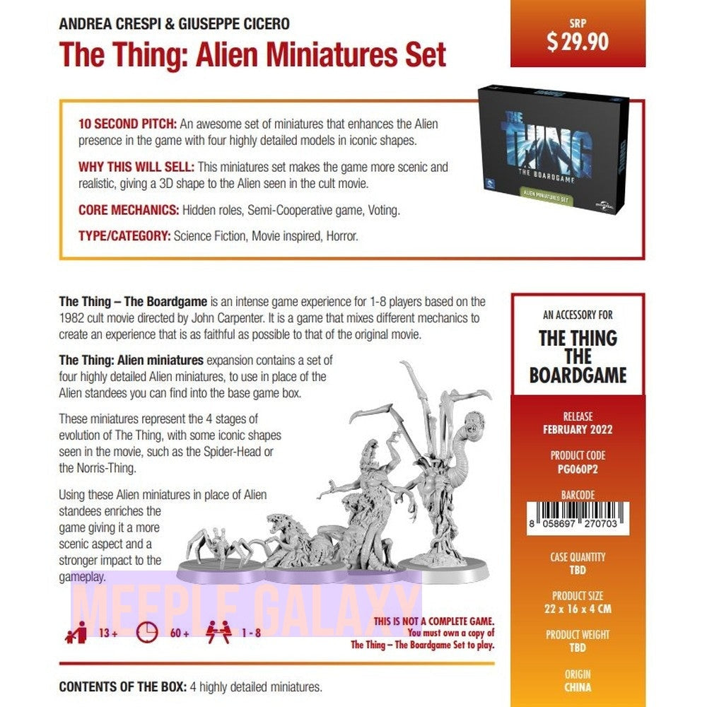 The Thing Miniatures Sets