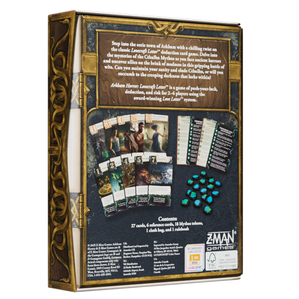 Arkham Horror: Lovecraft Letter - A Love Letter Game