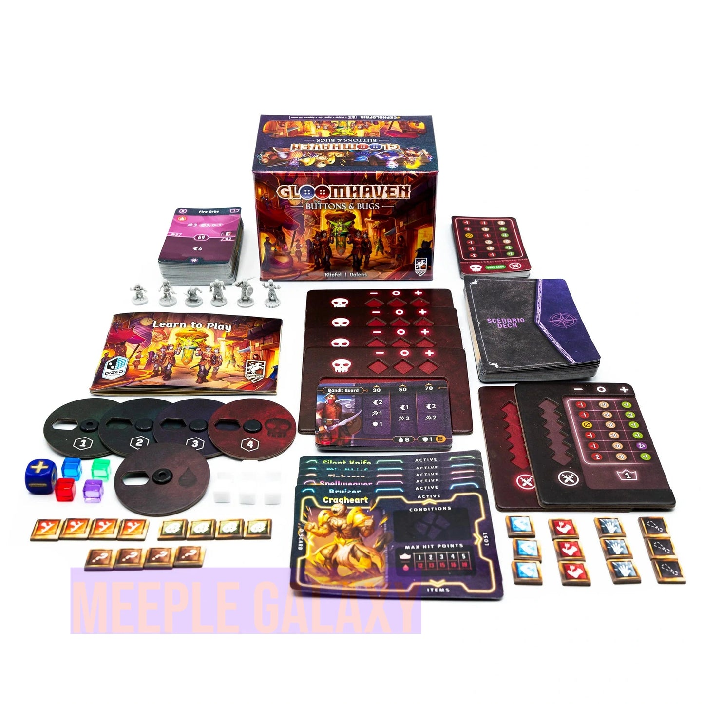 Gloomhaven: Buttons & Bugs (Solo Standalone Game)