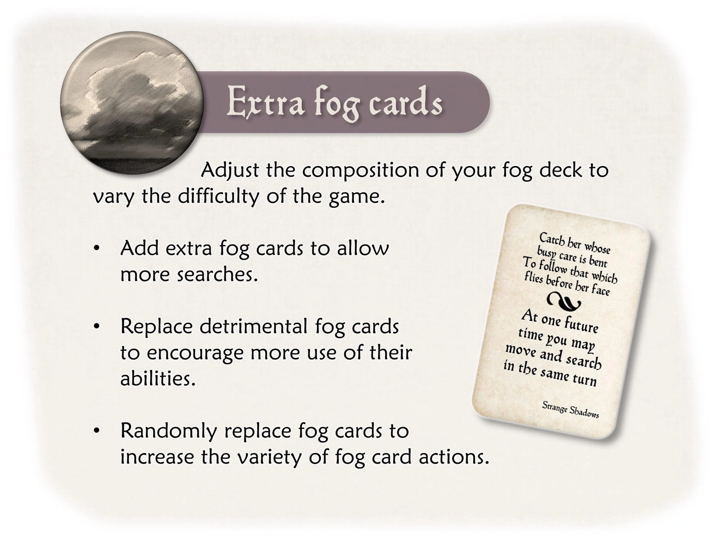 Black Sonata  Strange Shadows Expansion