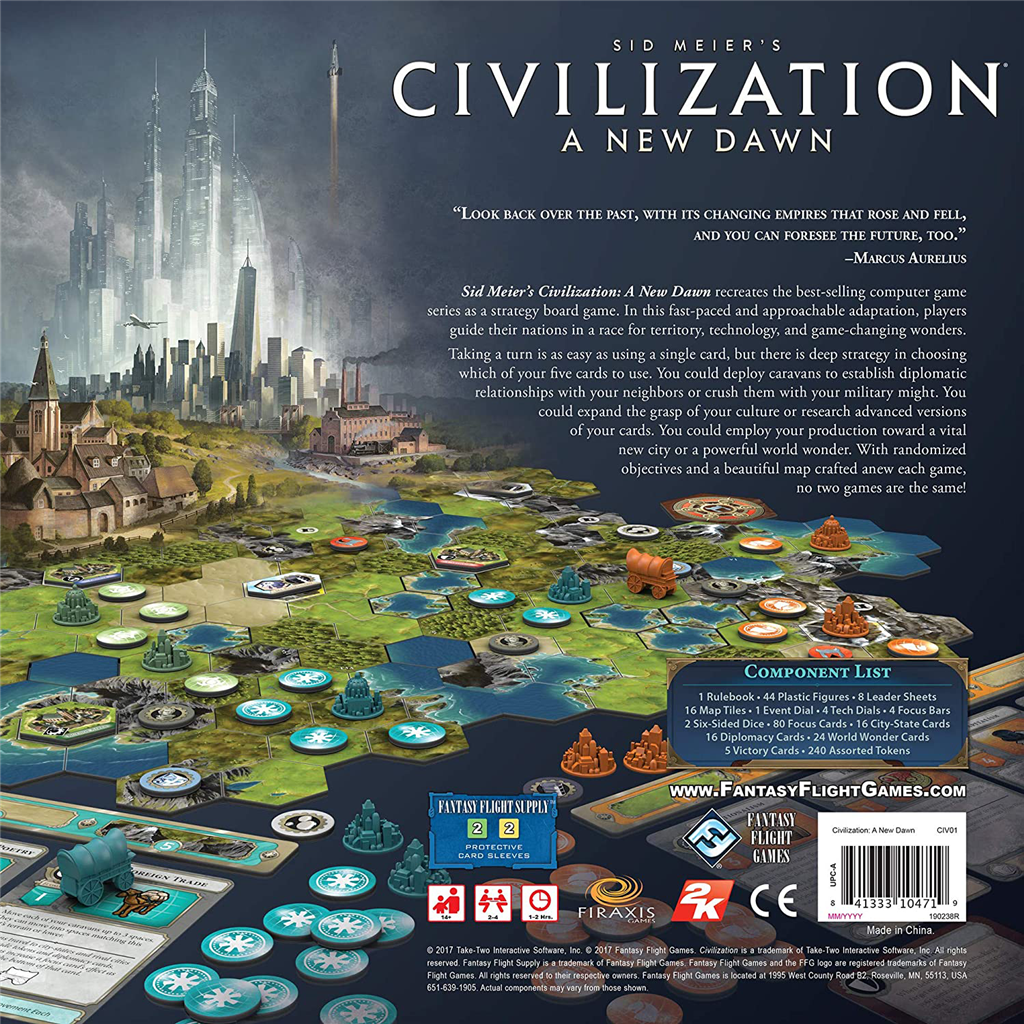 Civilization: A New Dawn – Terra Incognita Expansion (plus Solo Mode download link)