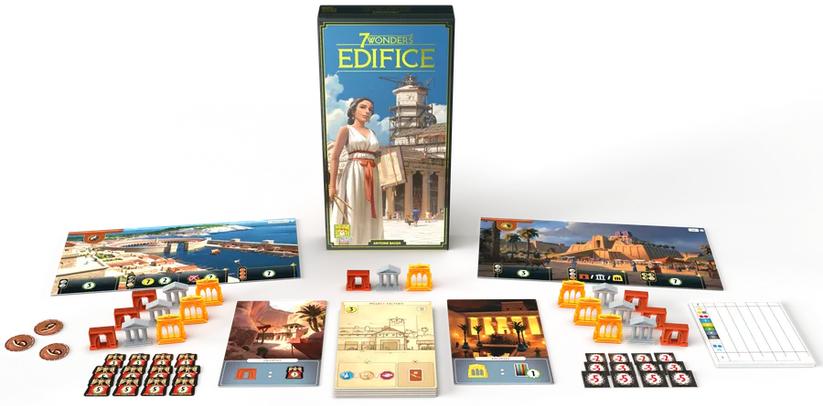 7 Wonders 2nd Edition - Edifice Expansion (Norwegian Edition)
