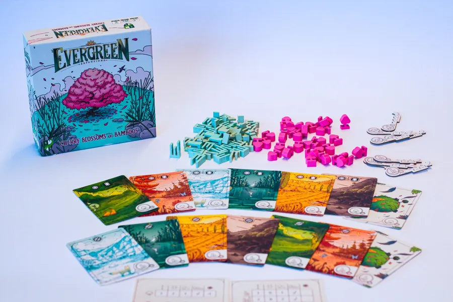 Evergreen Cherry Blossoms And Bamboo Expansion