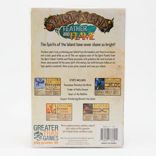 Spirit Island Feather & Flame Foil Panels