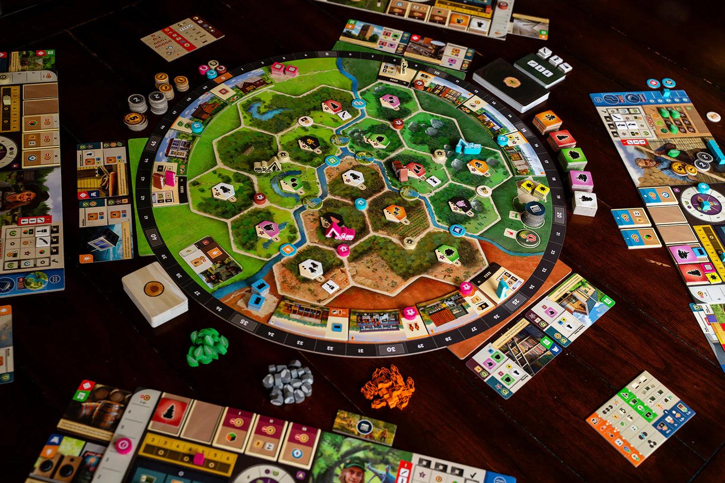 Forestry Base Game +  Forestry: Production Manager Mini Expansion