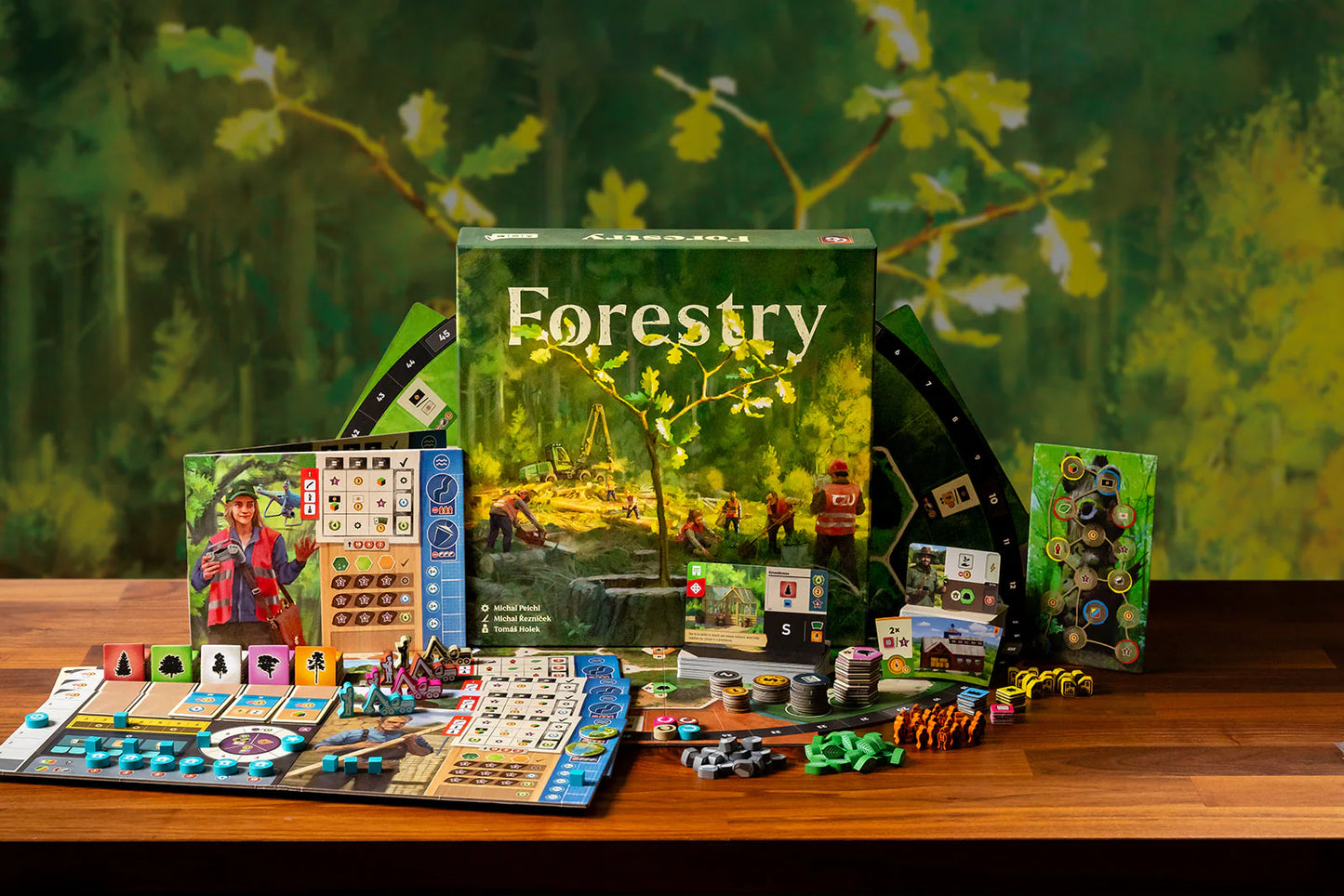 Forestry Base Game +  Forestry: Production Manager Mini Expansion