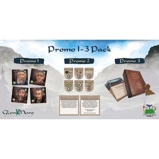 Glen More II: Promo Pack 1-3
