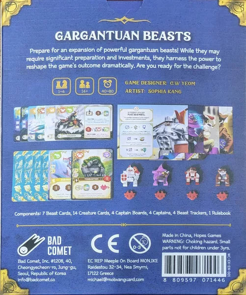 Wondrous Creatures Gargantuan Beasts Expansion