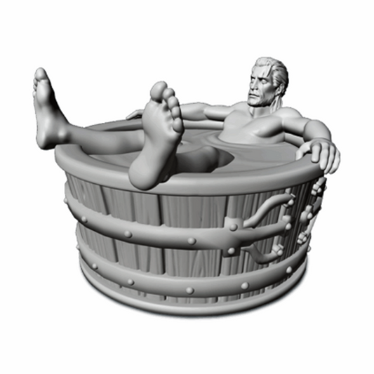 Unmatched: The Witcher : Geralt in Bathtub - Limited Promo Miniature