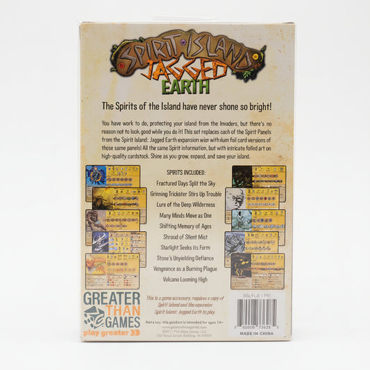 Spirit Island Jagged Earth Foil Panels