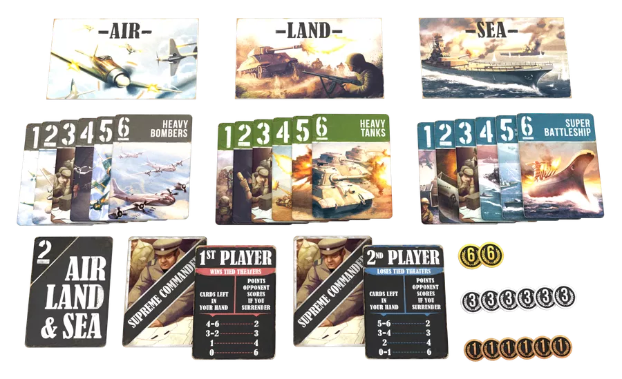 Air Land & Sea Card Game Revised Edition