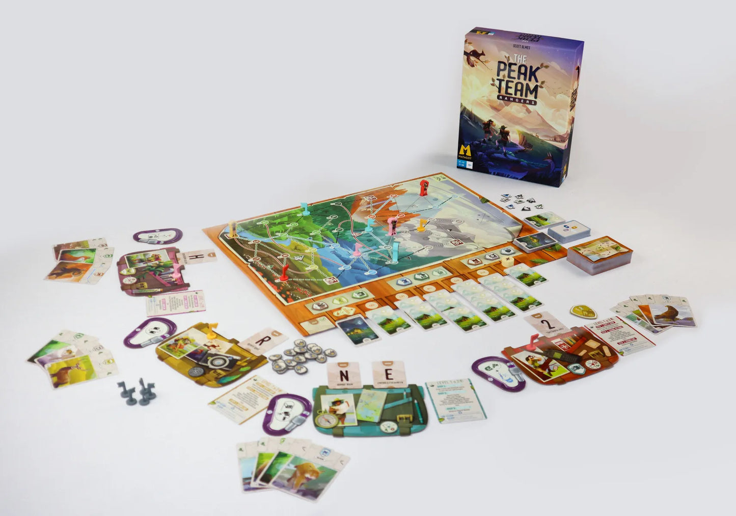 The Peak Team (Cooperative Game with Limited Communication)