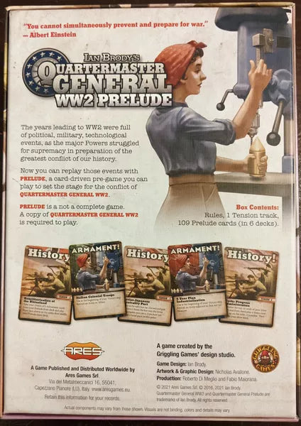 Quartermaster General: Prelude