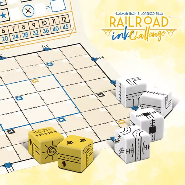 Railroad Ink Challenge: Shining Yellow Edition